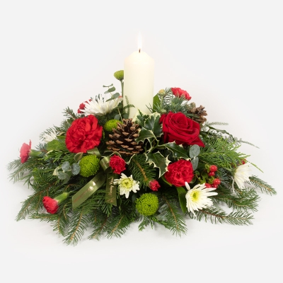 Christmas Candle Arrangement